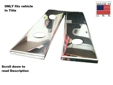 C4 Corvette Valve Cover Covers 1987-1991 Polished Stainless engine chrome dress