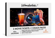 REGAL Movie Bundle - 2 Premiere Movie Tickets + 2 Snack Packs