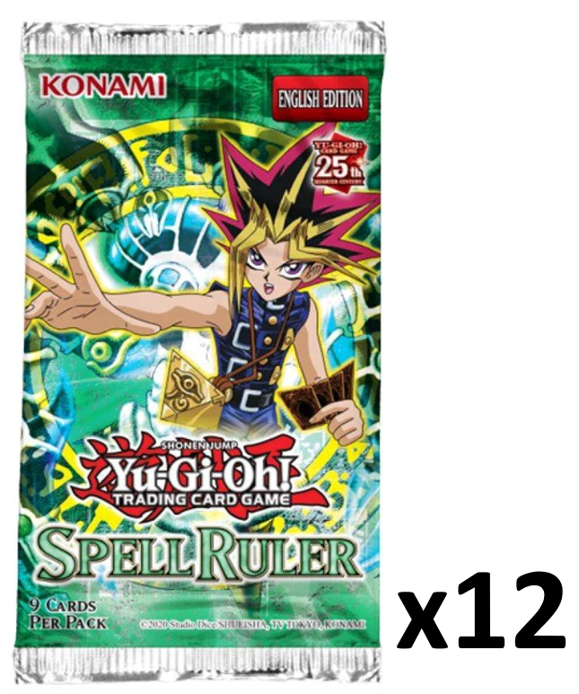 Yu-Gi-Oh! TCG Spell Ruler Sealed Collectible Card Game Packs in