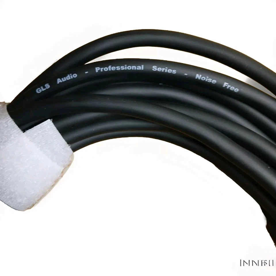 GLS Audio professional series - noise free Mic Cable XLR-M to XLR-F 25ft, Black - Image 3 of 4