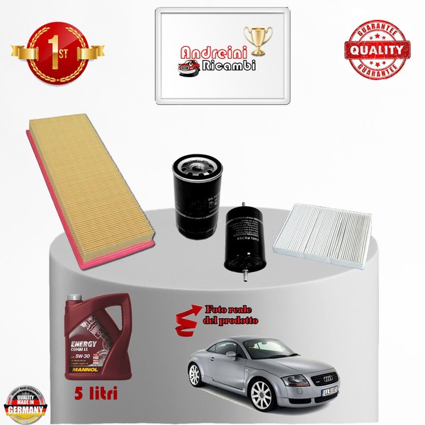 Inspektionskit Filter + ÖL Audi Tt I 1.8 20V Turbo 120KW 163CV Von 2005->-image