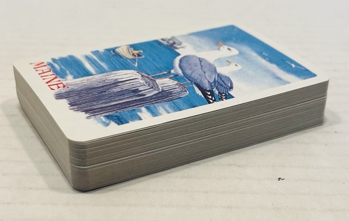 Baraja de cartas de recuerdo de gaviotas de Maine de colección Down-East Crafts - Imagen 14 de 16