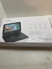 ieGeek IK-902 Portable Video CD DVD Game Player 9.5" Swivel Screen Black Blue