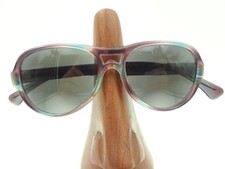 Vintage Universal UOC Blue Purple Oval Pilot Eyeglasses Sunglasses Frames