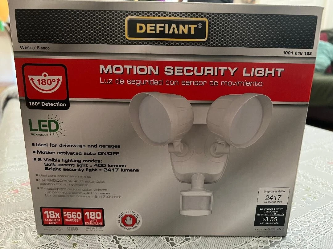Defiant motion security on sale light replacement bulb