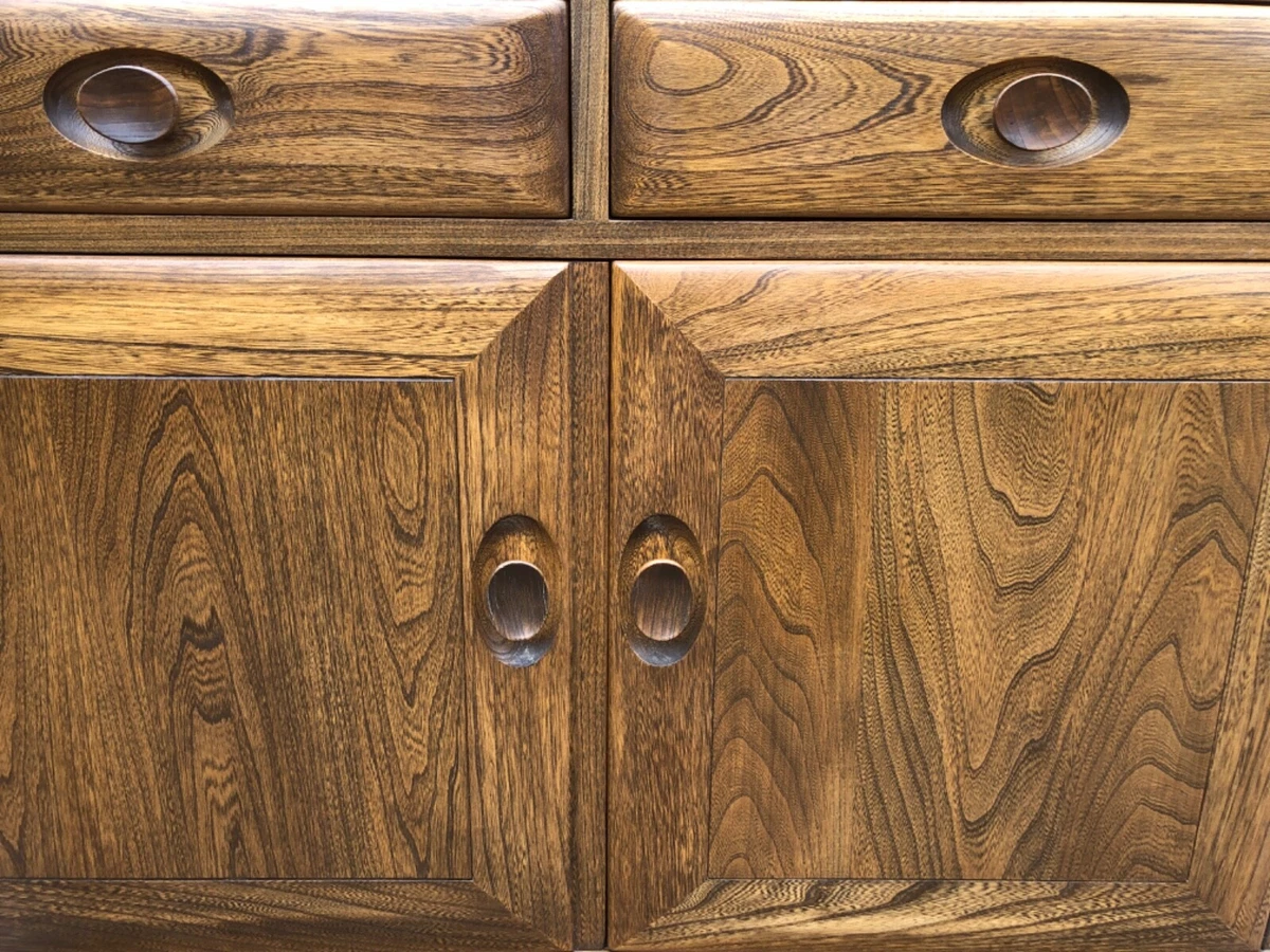 Ercol Windsor Compact Windsor Sideboard Gold label Elm eBay
