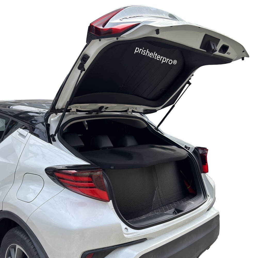 CHRバル Fit For Toyota CHR 2018-2023 Rest Rear Windshield Black Silver