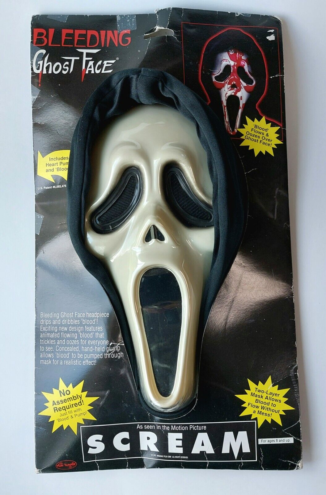 Fun World Inc. Officially Licensed Scream Bleeding Ghost Face