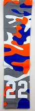 PICK YOUR NUMBER Baseball Teens Adult Arm Sleeve Camo Royal Blue Orange Gray