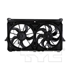 Dual Radiator and Condenser Fan Assembly TYC For 2005-2006 GMC Yukon XL 2500