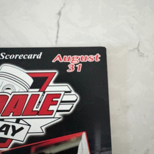 Tarjeta de puntuación del programa oficial Irwindale Speedway 31 de agosto de 2013 temporada 14 edición #10 - Imagen 4 de 12