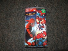 BOYS SIZE 4 UNDERWEAR BRIEFS MARVEL SPIDER-MAN NEW IN PACKAGE 5 PAIR