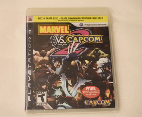 NEW ORIGINAL FACTORY SEALED Marvel vs. Capcom 2 (PlayStation 3, PS3 2012) RARE!