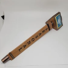 Samual Adams Wooden Beer Tap Handle Seasonal Brew Changeable Sign Man Cave