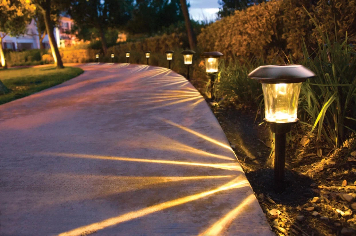 SmartYard Solar LED Large Outdoor Pathway Lights / 8 Pack / Oil Rubbed Bronze