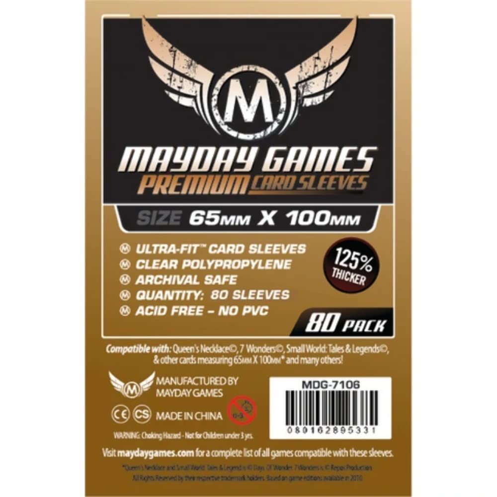 Mayday - Premium Magnum Sleeve (copper) - 65mm X 100mm, Pack Of 80 (us