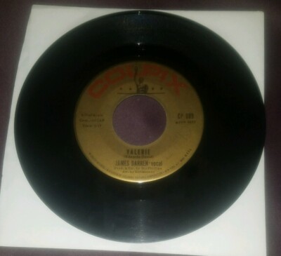 James Darren 45 Valerie / Goodbye Cruel World Colpix CP 609 vg