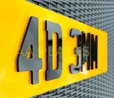 100% ROAD MOT DVLA LEGAL✅ 4D 3MM 5MM GLOSS MATT  - Number Plate Car Registration