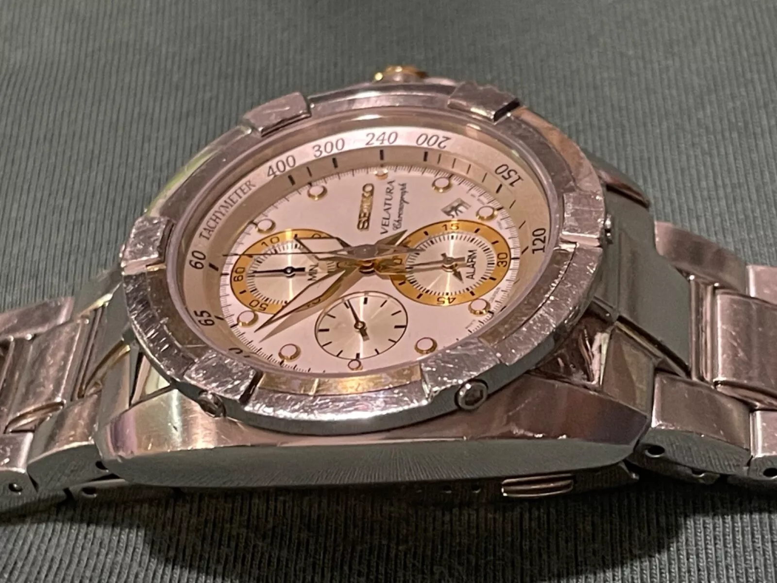 Seiko velatura alarm chronograph sale