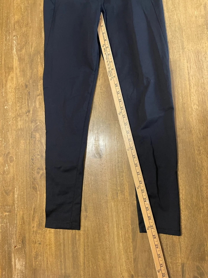 Pantalones Cuddl Duds, Para Mujer Talla Pequeña, Negros, Pull On, Leggings, Ajustados Foto 4 de 4