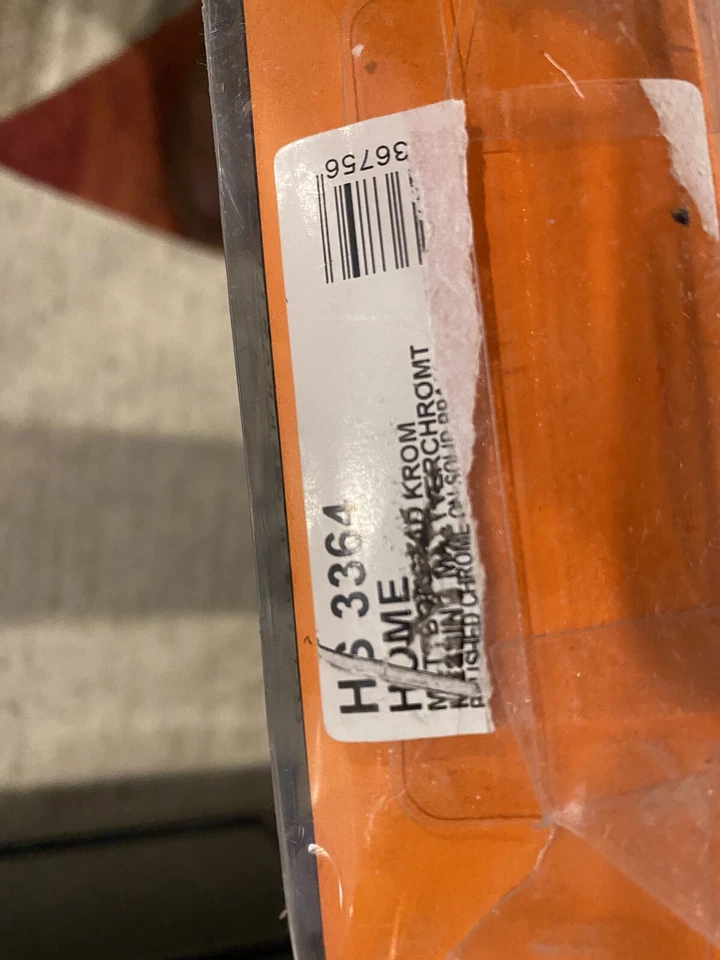 "Toallero doble Smedbo SME, cromo cepillado HS3364 24"" de largo" Foto 3 de 4