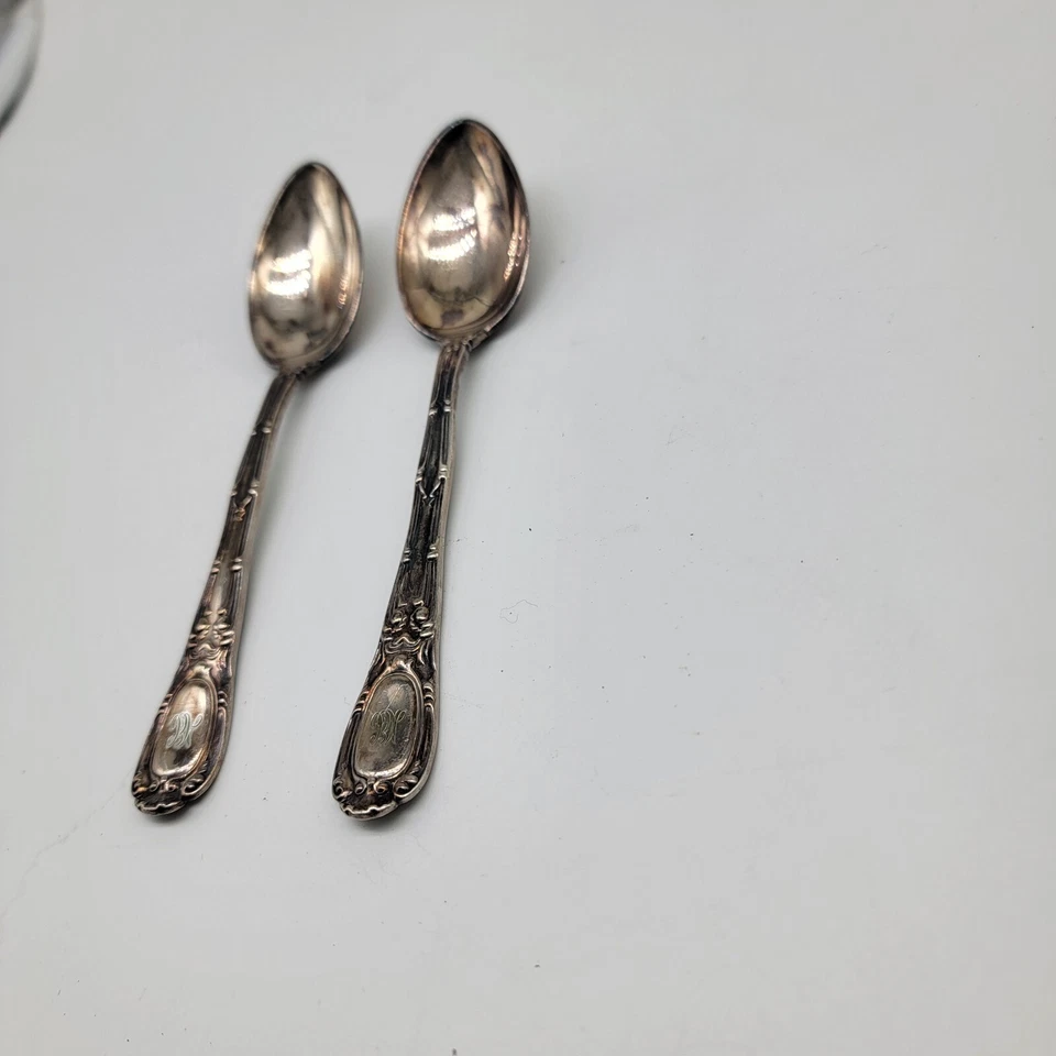 Tiffany & Co EP Spoon Patent 1889 Monogrammed Old French Silverplate - Image 2 of 4