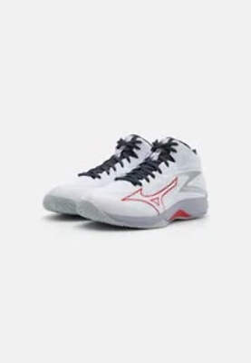 MIZUNO THUNDER BLADE Z MID VOLLEYBALLSCHUHE WEISS ROT