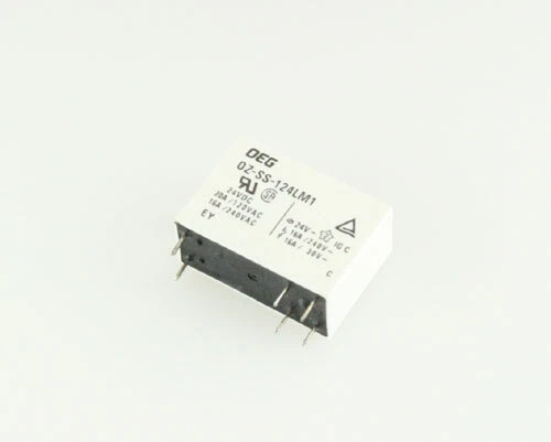 LOT OF 10 OZ-SS-124LM1 General Purpose Relays SPST-NO 16A 24V Mini PWR PCB Relay