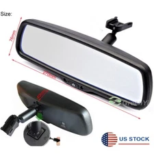 Auto Dimming Rear View Mirror Built in 4.3" TFT LCD Monitor 2CH Video+Bracket US
