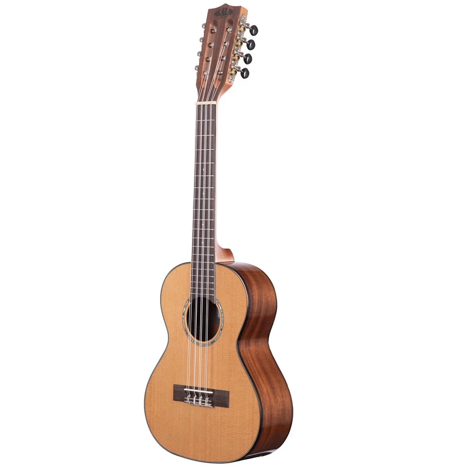 Kala KA-SCAC-T8 Gloss Solid Cedar Top Acacia Body 8-String Tenor Ukulele - Image 4 of 4