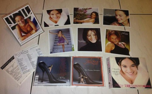 Alizee 2003 Mes Courants Electriques Taiwan Ltd Deluxe Box CD Promo Postcards - Foto 2 di 5