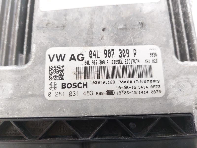 0281031483 CENTRALINA MOTORE ECU BOSCH SKODA OCTAVIA III REST (5E) 4x4 2.0 TDI 1 - Immagine 4 di 4