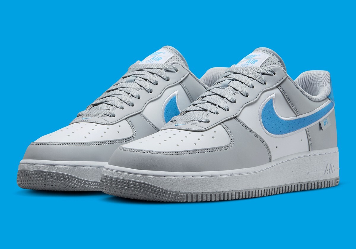 Nike Air Force Low '07 Next Nature Men's Grey Blue Sports