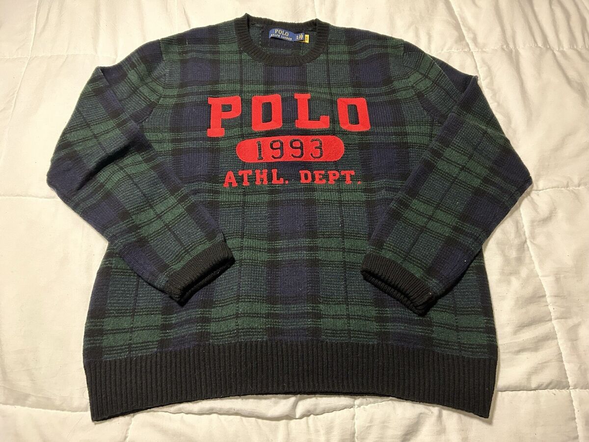 Polo Ralph Lauren 93 ATHLETIC DEPT. Sweater SZ XL | eBay Polo Ralph Lauren 93 ATHLETIC DEPT. Sweater SZ XL | eBay