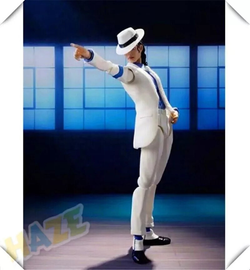 SHF Michael Jackson MJ Smooth Criminal Moonwalk Action Figure Box