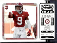 2023 Panini Chronicles Draft Picks #24 Jordan Battle Contenders College Ticket