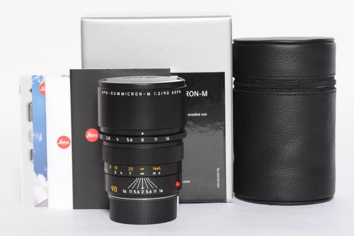 [BRAND NEW] Leica APO-Summicron-M 90mm F/2 ASPH. Lens Black 11884