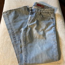 Quality Denim Slim W10 Boot Cut Jeans X2 Women's 2 Short Blue 5 Pocket Low Rise