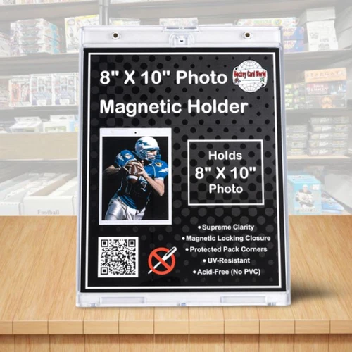 Hockey Card World 1Touch 8"x10" Photo UV Magnetic Holder One Touch Display