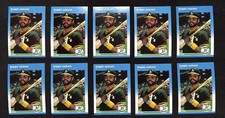 1987 Fleer #U-49 Reggie Jackson 10ct Oakland A's Baseball Card Lot 3302P