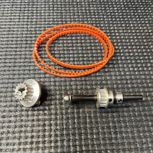 Yokomo YR4 M2J Center Shaft Drive Pulley Gear Adaptor & Tech Racing Front Belt