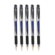 Pack of 5 uni-ball UM-153S Gel Impact 1.0 mm Gel Pens, Blue Ink,