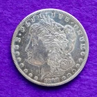 New Listing1889 P Morgan Silver Dollar 90% Silver VF Very Fine Blue-Grey Toning