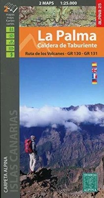 La Palma, Set of 2 maps: Caldera de Taburiente / Ruta de Buch Editorial Alpina