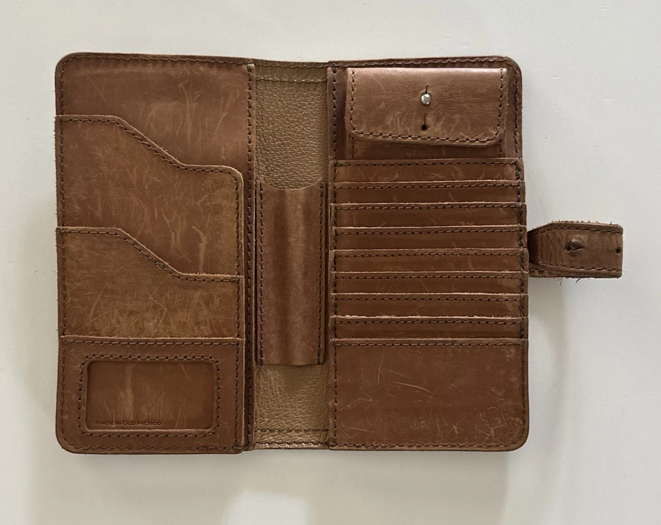 Бумажник унисекс Saddleback Leather Co. большой кожаный табак - Изображение 4 из 4