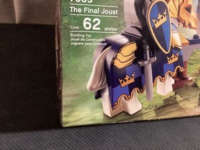 Lego Castle The Final Joust 7009 Blue Kings Knight Black Skeleton Horse 2007