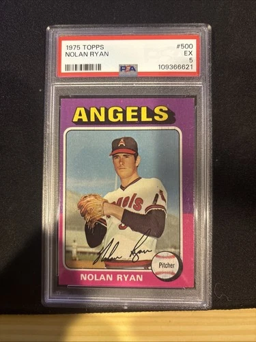 1975 Topps - Nolan Ryan #500 PSA 5
