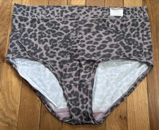 Plus Size 22/24 Lane Bryant Cacique Comfort Bliss Full Brief Dusty Mauve Cheetah