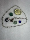 Vintage & Modern Costume Jewelry Lot Mostly Unmarked Chains Pendants