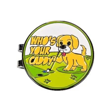 ZANGIT Golf Ball Marker With Magnetic Hat Clip Premium New Look Who's Your Caddy
